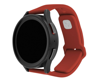 Pasek i akcesoria do zegarków FIXED Silicone Sporty Strap Set do Smartwatch (22mm) Red